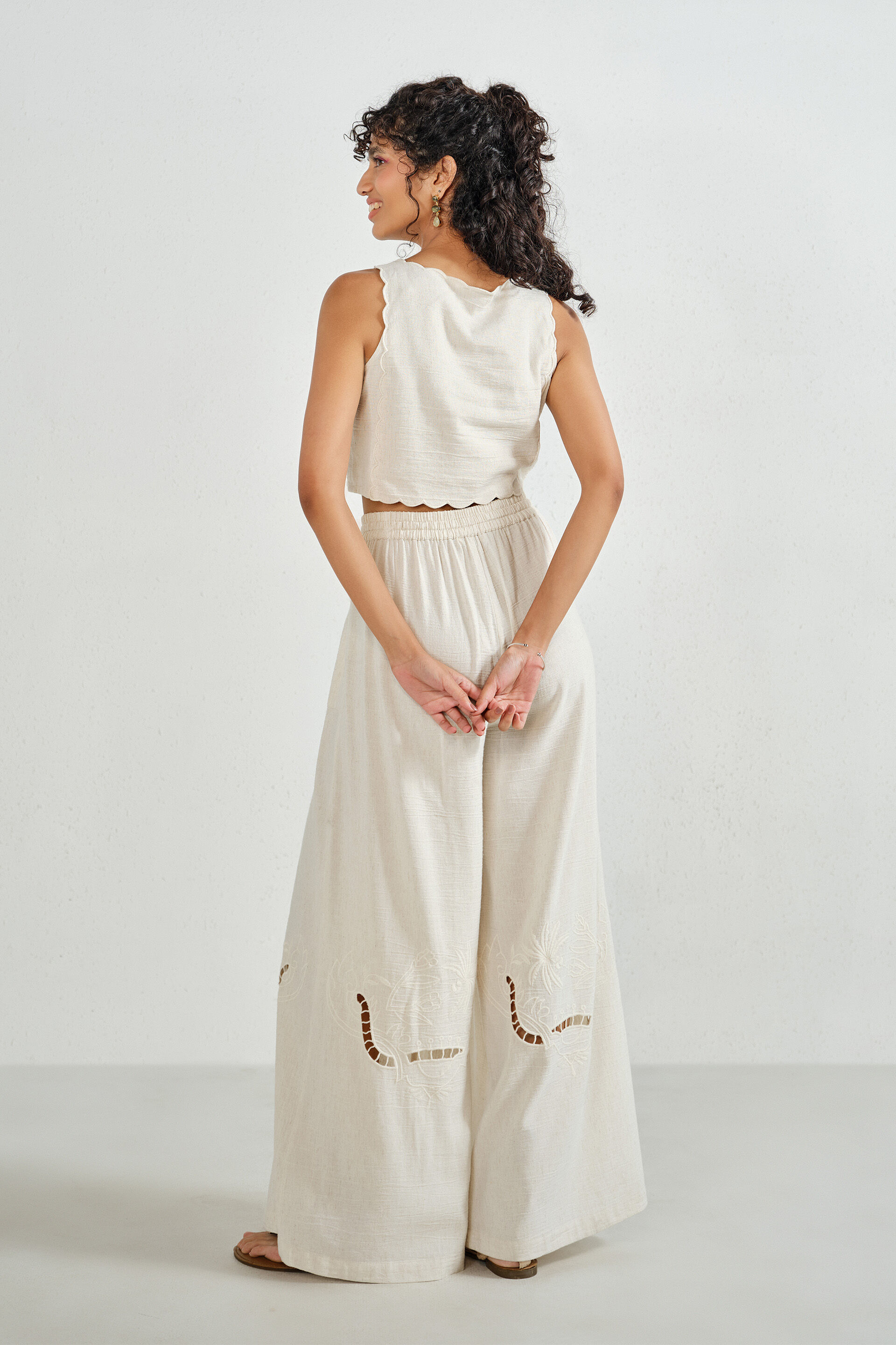 Naila Natural Co-ord Set, Natural, image 6